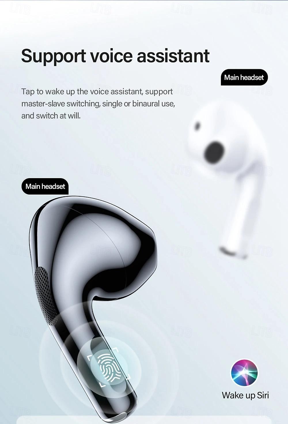 Lenovo LP40 Earphones TWS Wireless Bluetooth 5.0 Earbuds Bass Touch Control Stereo Noise Reduction Long Standby 230mAH 2025 - GBP £11.45 –P14