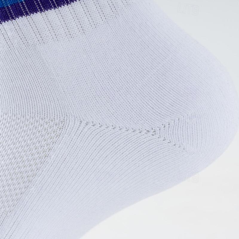 Men's 2 Pack Multi Packs Socks Crew Socks Running Socks Casual Socks Black White Color Rainbow Sports & Outdoor Daily Vacation Basic Medium Spring Fall Fashion Casual 2025 - $9.99 –P7