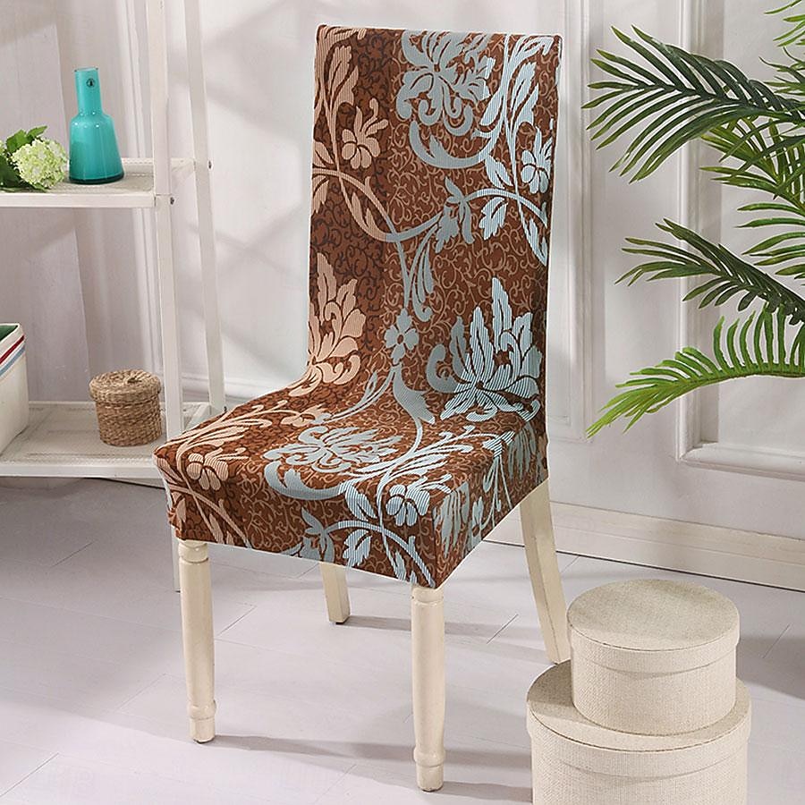 housse de chaise de salle à manger à dossier haut housse de chaise de salle à manger housse de chaise de bureau housses imprimées florales et papillons de 2026 ? $8.99 –P1