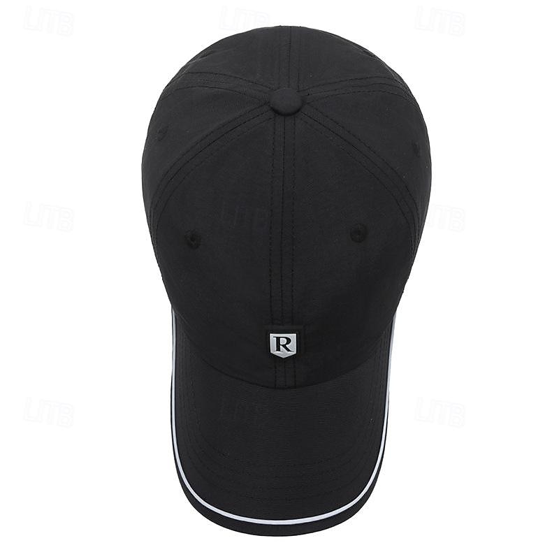 Men's Baseball Cap Sun Hat Trucker Hat Black Navy Blue Polyester Fashion Casual Street Daily Letter Adjustable Sunscreen Breathable Quick Dry 2025 - $7.49 –P5