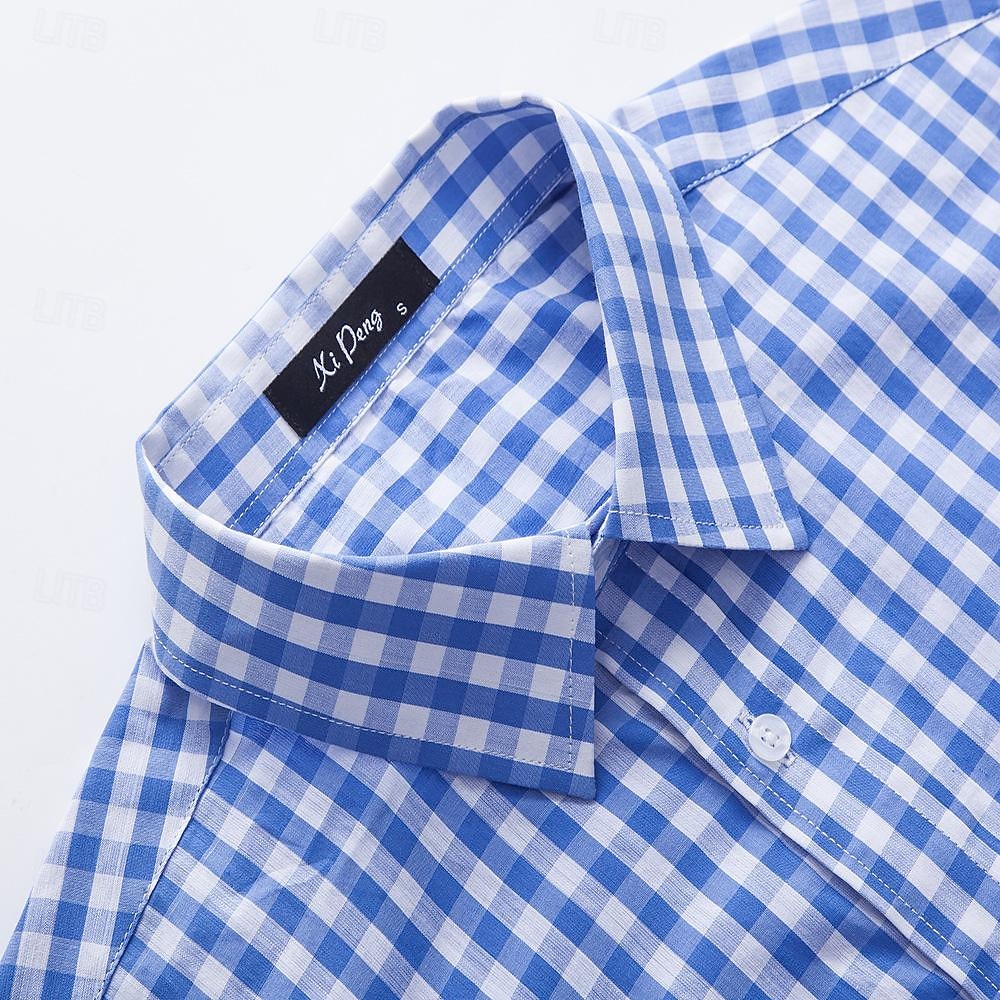 Oktoberfest Hemd Gingham overhemd Beiers Duits München Weiden Voor heren Doek in traditionele stijl 2025 - $32.99 –P3