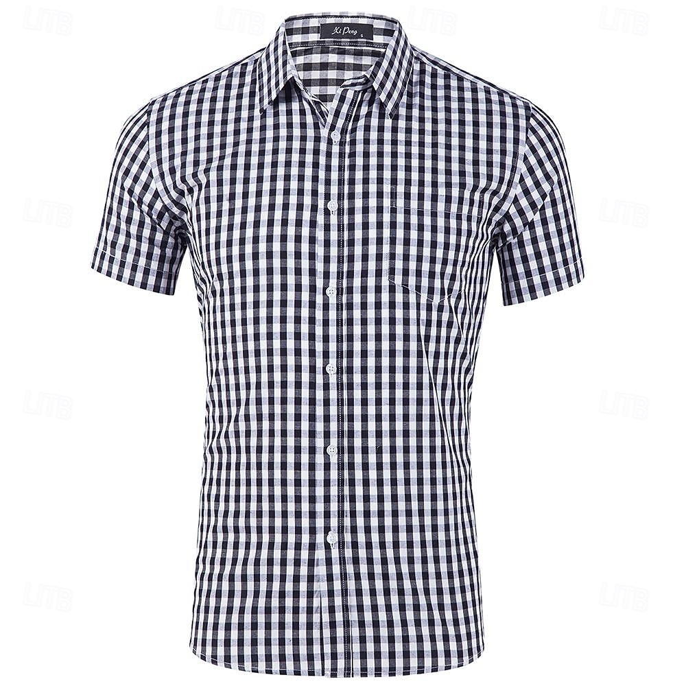Oktoberfest Hemd Gingham overhemd Beiers Duits München Weiden Voor heren Doek in traditionele stijl 2025 - $32.99 –P14