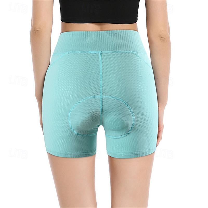 WOSAWE Dame Sykkelshorts Fôrede sykkelshorts Sykkel Shorts Fôrede shorts Slank Fasong sport Pustende Hurtigtørkende Høy Elastisitet Bekvem Svart Rosa Klær Sykkelklær 2025 - $31.99 –P5