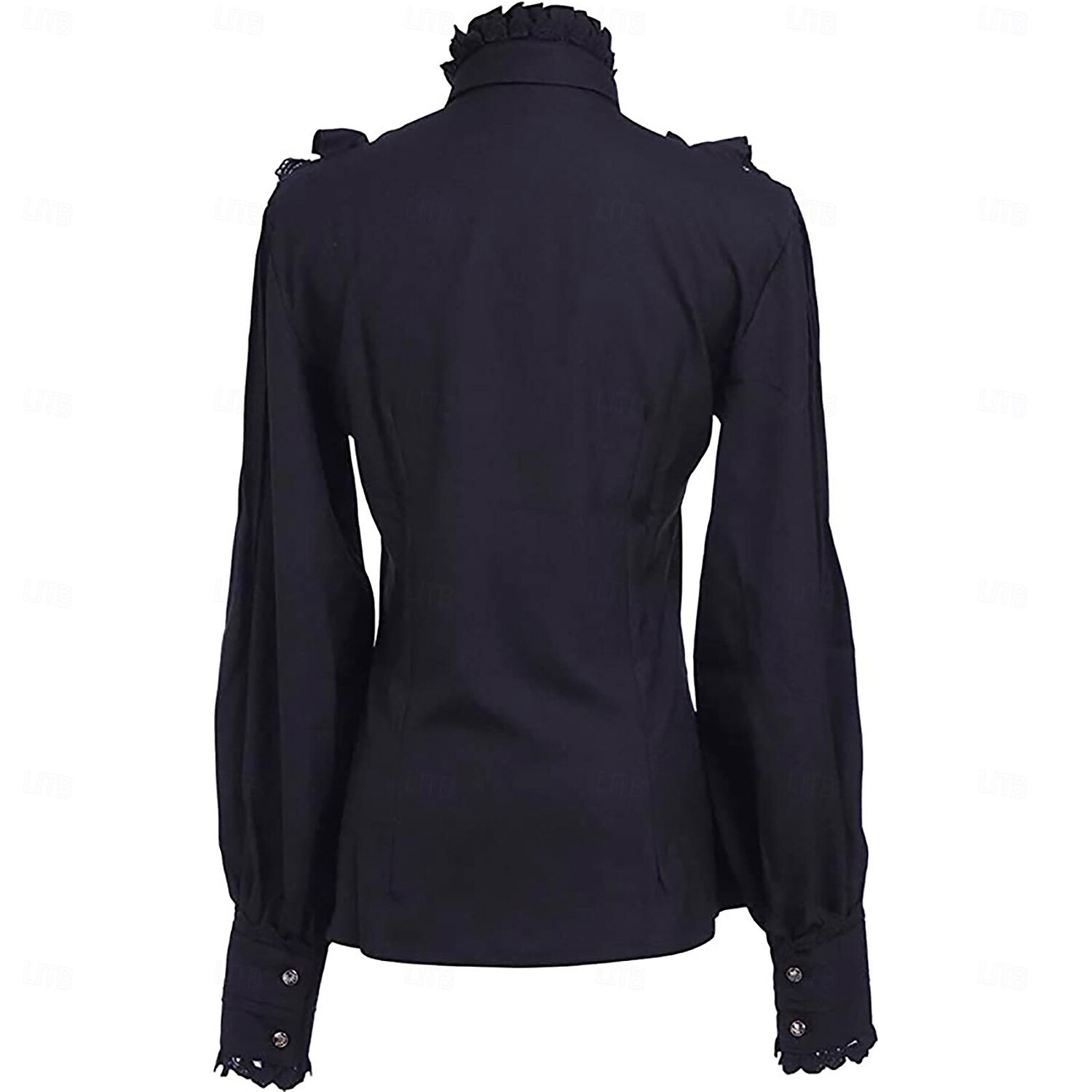 Retro Vintage Mittelalterlich Renaissance Bluse / Hemd Pirat Prinzessin Einfarbig Damen Seeräuber königlich Steampunk Halloween Karneval Maskerade Alltagstauglich Erwachsene Hemd 2025 - $39.99 –P3