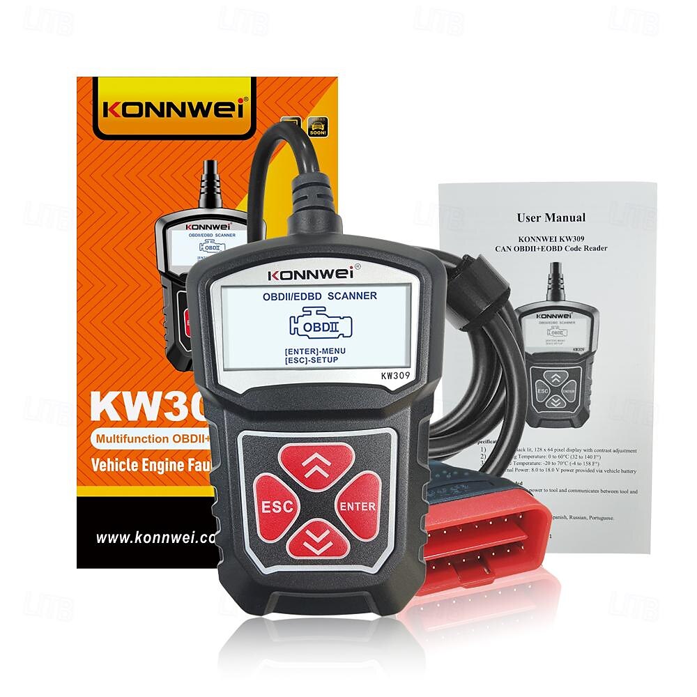fyautoper kw309 v309 v310 ms309 считыватель кодов сканер obd2 автомобильные сканеры неисправностей 2025 - $49.99 –P7