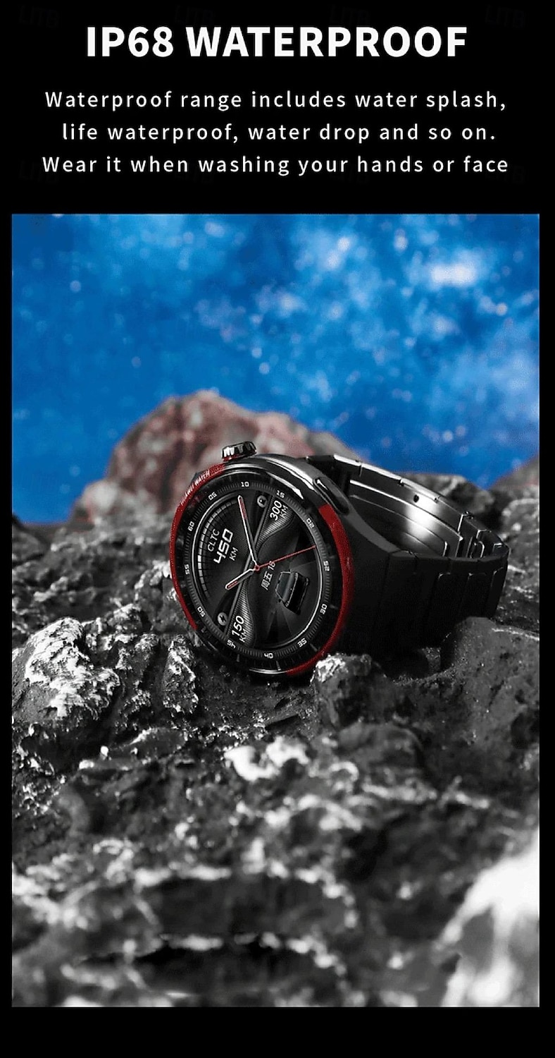 696 HT13 Умные часы 1.43 дюймовый Смарт Часы Bluetooth ЭКГ + PPG Педометр Напоминание о звонке Совместим с Android iOS Женский Мужчины Хендс-фри звонки Напоминание о сообщении IP 67 2025 - $67.99 –P5