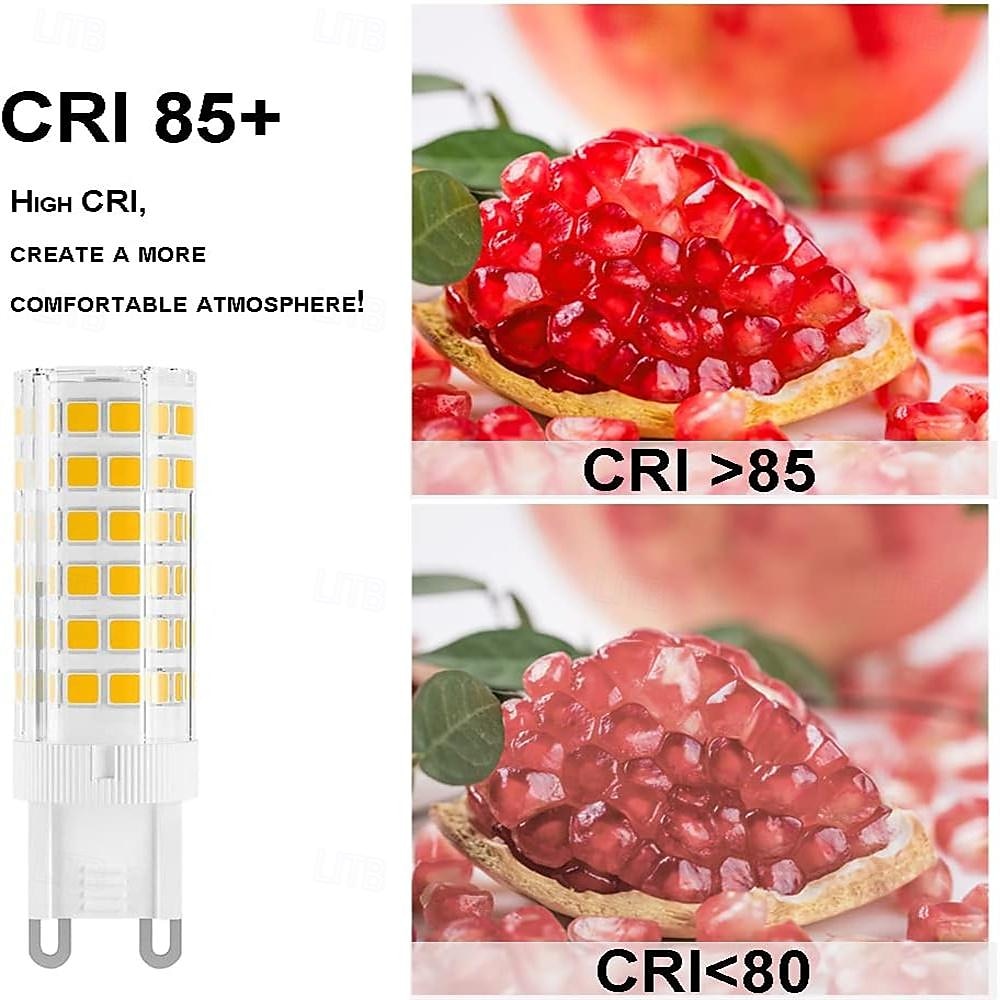 G9 LED Bulb 7W 230V G9 Halogen Bulb 60W Equivalent 650LM  Non-Dimmable G9 Bulbs for Home Lighting 10pcs 2025 - $29.99 –P3