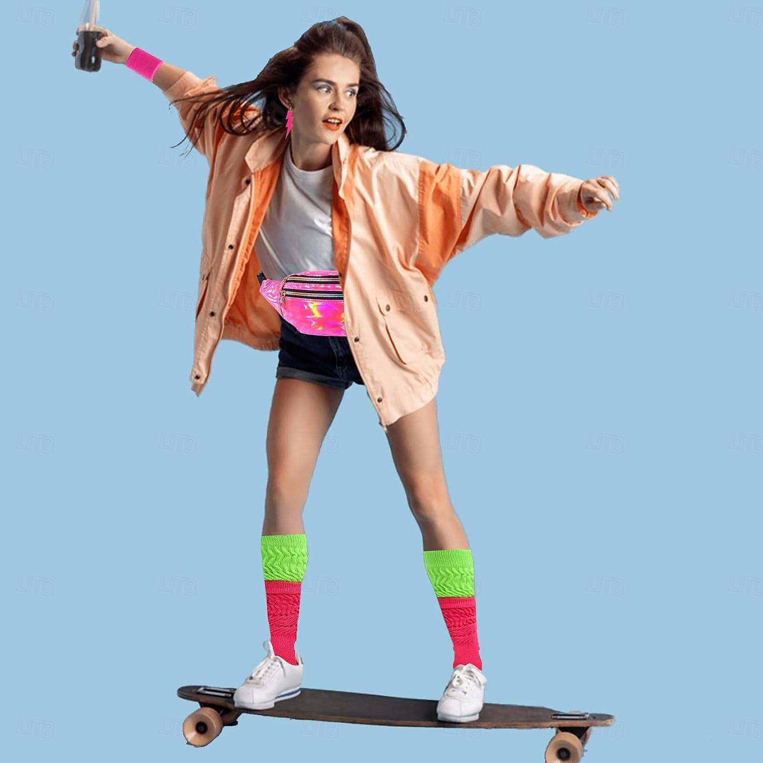 Retrò Vintage Disco Anni '80 Abiti Tutu Marsupio Regina Ragazza da festa degli anni '80 Costume Per donna Mascherata Addio al Nubilato Parata dell'Orgoglio Mese dell'orgoglio Adulti Braccialetto del 2026 a $20.99 –P10