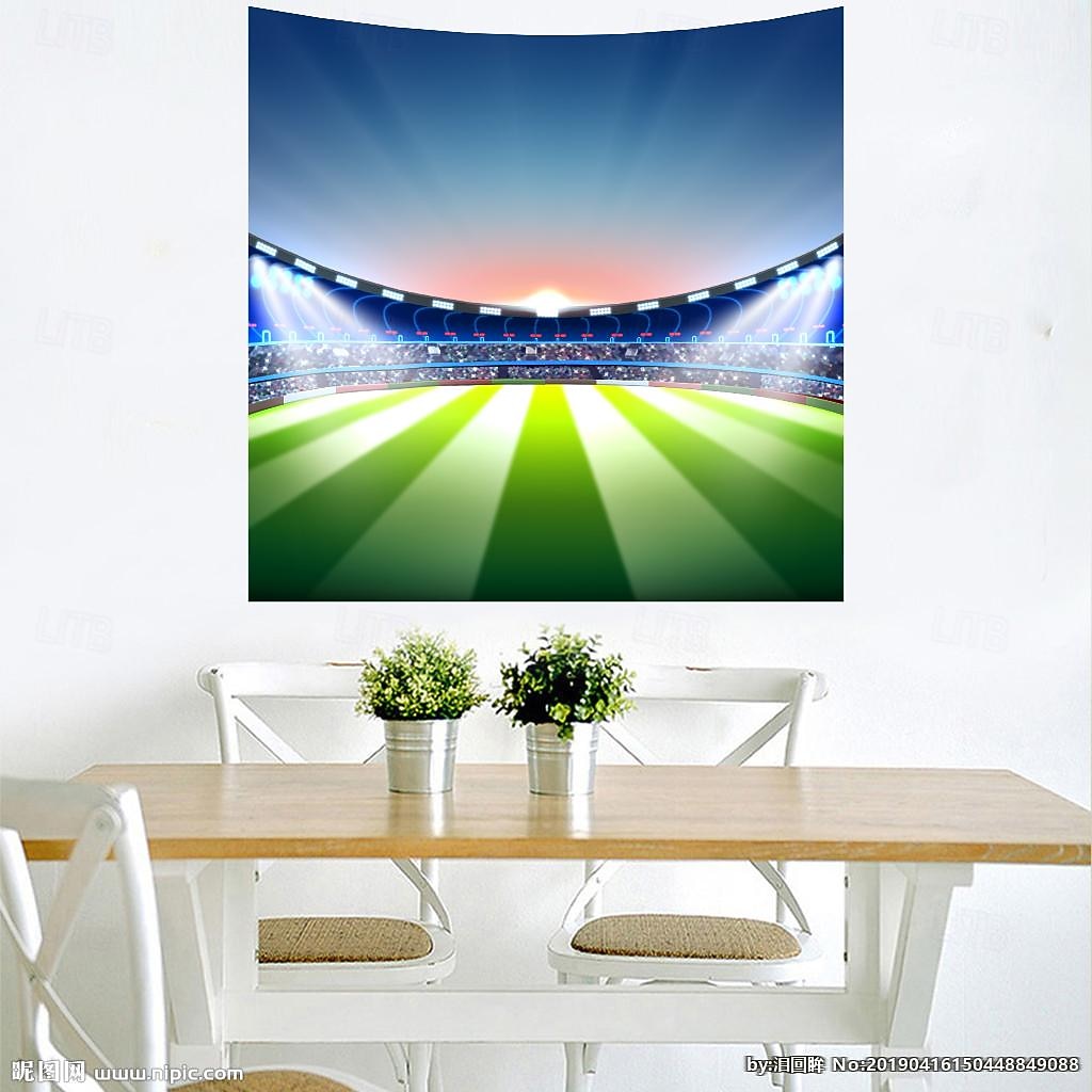 Europäische Fußball-Cup-Wandteppich zum Aufhängen, große Wandteppiche, Wanddekoration, Fotohintergrund, Decke, Vorhang, Heim, Schlafzimmer, Wohnzimmer, Dekoration 2025 - $17.99 –P4