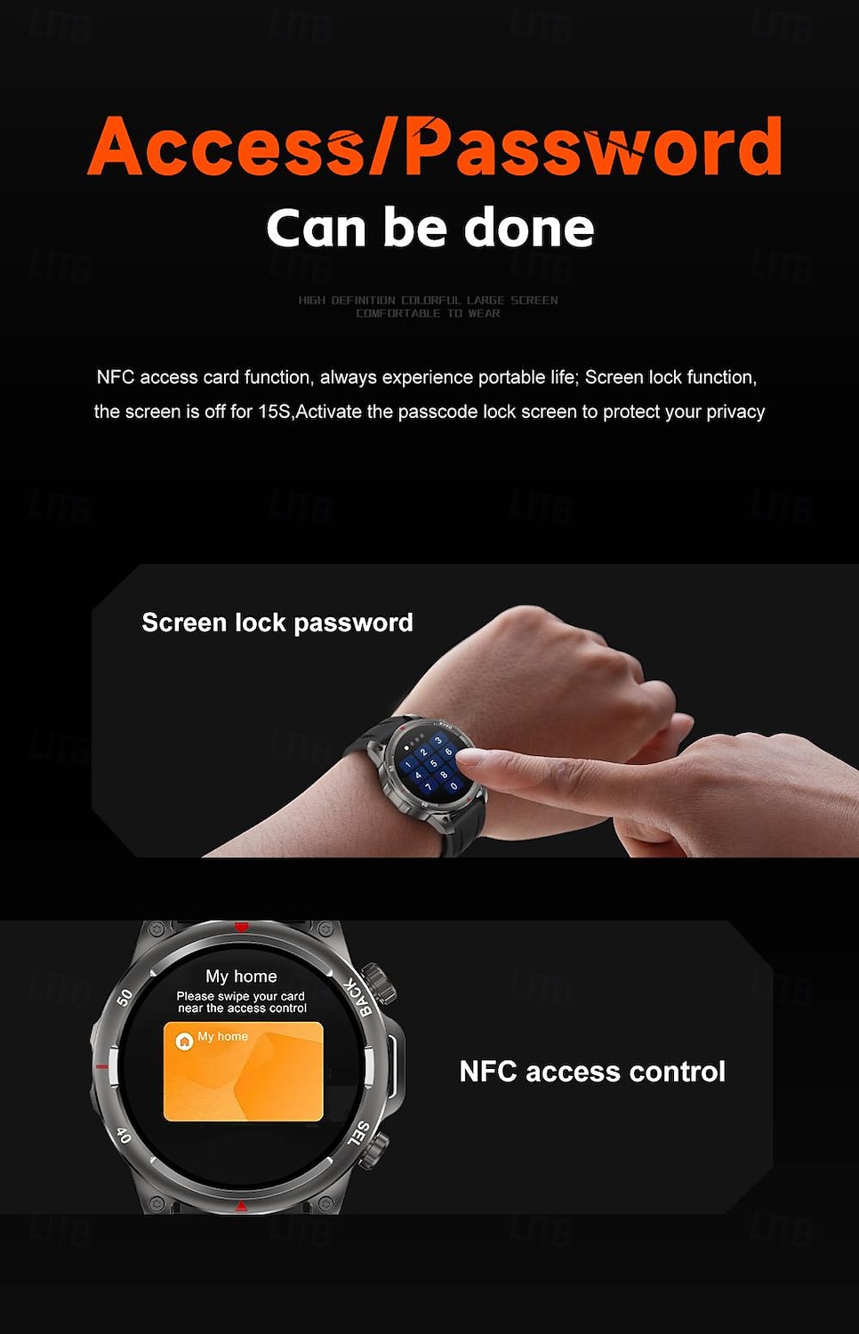 696 DK68 Smart Watch Fitness Tracker ECG PPG Bluetooth Call Reminder Android iOS IP67 47mm 1.53 2025 - $58.99 –P18