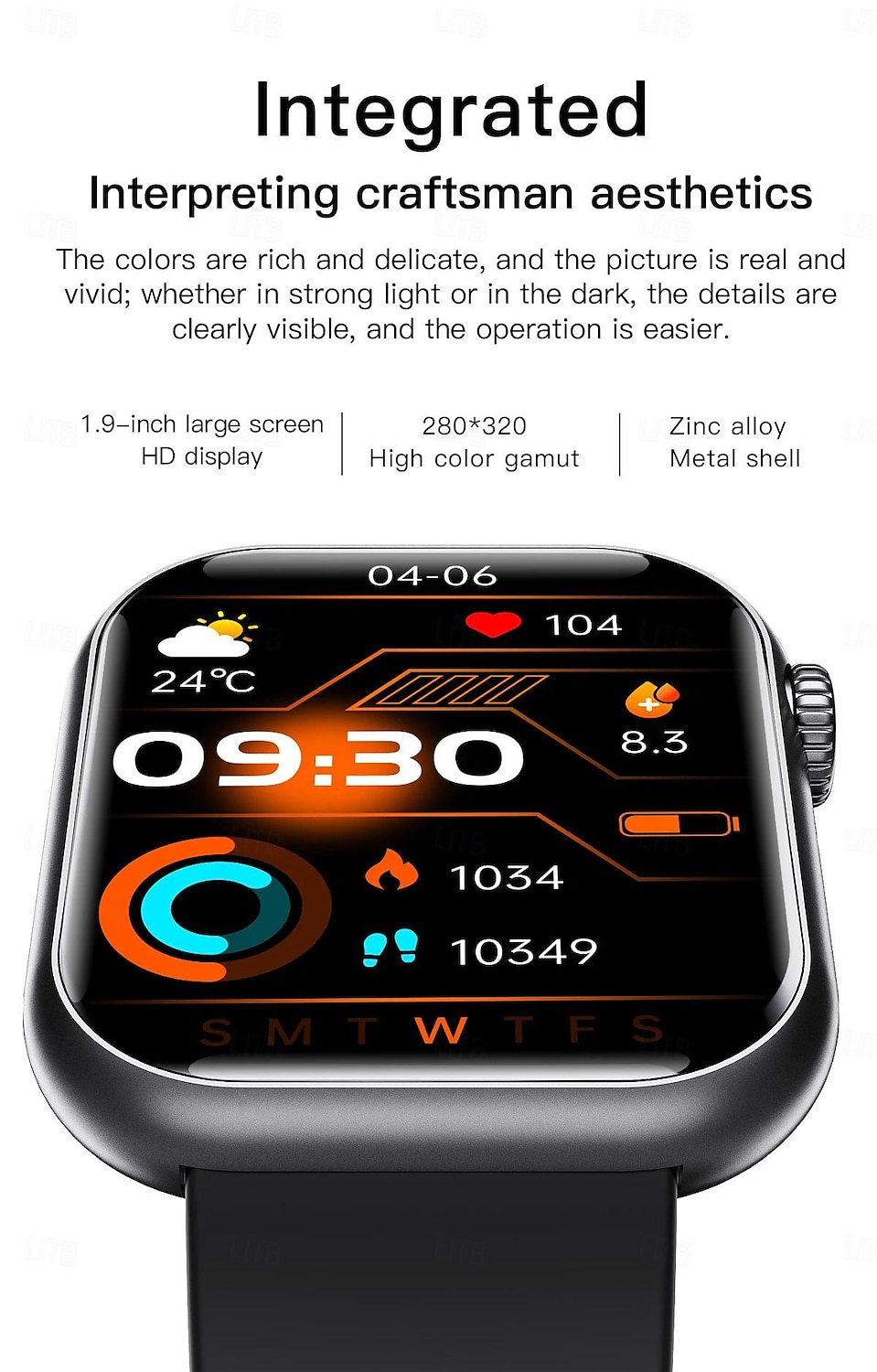 f108 smartwatch hartslag bluetooth oproepinformatie push-step count sporthorloge slimme armband 2025 - $57.99 –P2