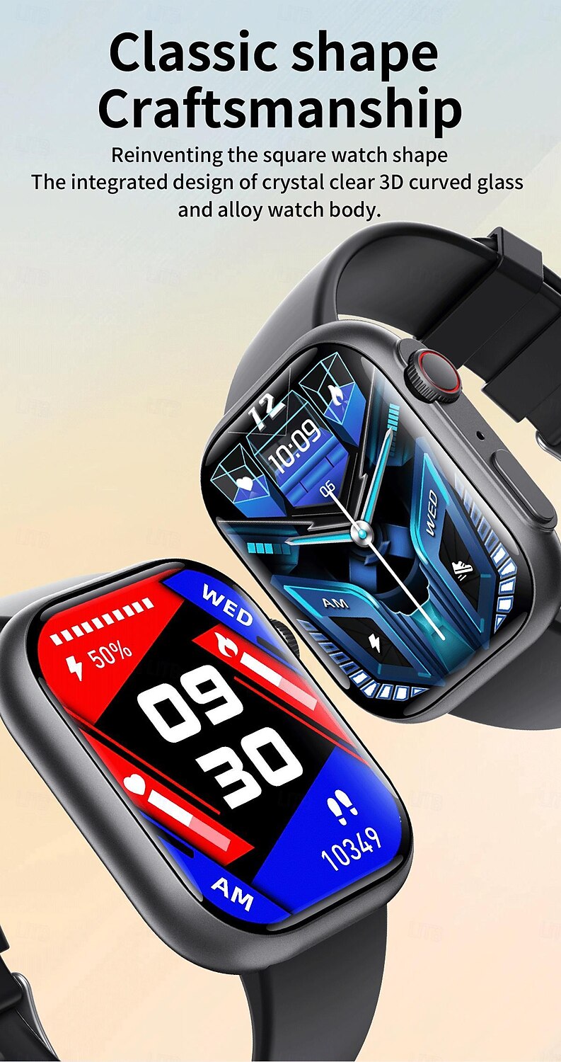 F59 умные часы Bluetooth счетчик вызовов шаг калорий мониторинг сердечного ритма температуры спортивные часы браслет 2025 - $53.99 –P3
