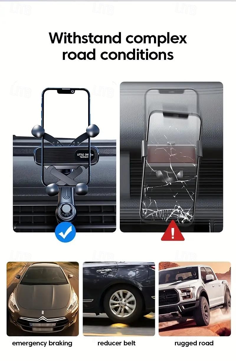 Car Vent Gravity Navigation Mobile Phone Support Stand Cartoon Telescopic Stand Wholesale Mini Car Mobile Phone Stand 2025 - $15.99 –P7