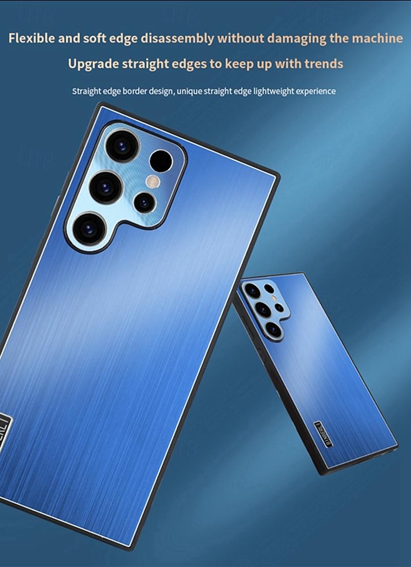 телефон Кейс для Назначение SSamsung Galaxy S24 S23 S22 S21 Ultra Plus А55 А35 А25 А15 5Г A54 A34 A14 Samsung A13 5G A13 Кейс на заднюю панель Защита от удара ТПУ Металл 2025 - $15.99 –P13