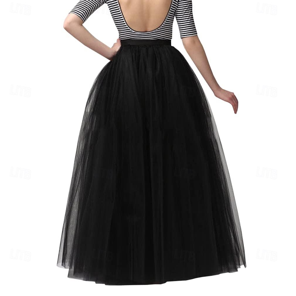 Années 1950 Princesse Longueur au sol Jupe à cerceaux Tutu Sous jupe Femmes Fête / Soirée Bal de promo Carnaval de Venise Adulte Jupe de 2025 ? $34.99 –P2