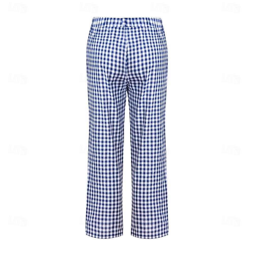 Pentru femei Pantaloni Casul Zilnic Lungime până la glezne Plisat Buzunare laterale Respirabilitate Comfortabil Inelastic Ieșire Sfârșit de săptămână Albastru piscină Negru Rosu Primavara vara Fit 2026 - $26.99 –P6