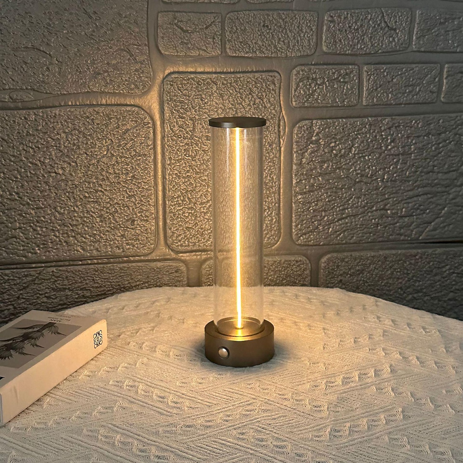1 unidade ao lado da lâmpada com três níveis de brilho, luz de atmosfera led, abajur de mesa externo com carregamento USB, abajur de mesa respiratório, luz noturna de atmosfera portátil criativa para quarto de 2025 por $34.99 –P2