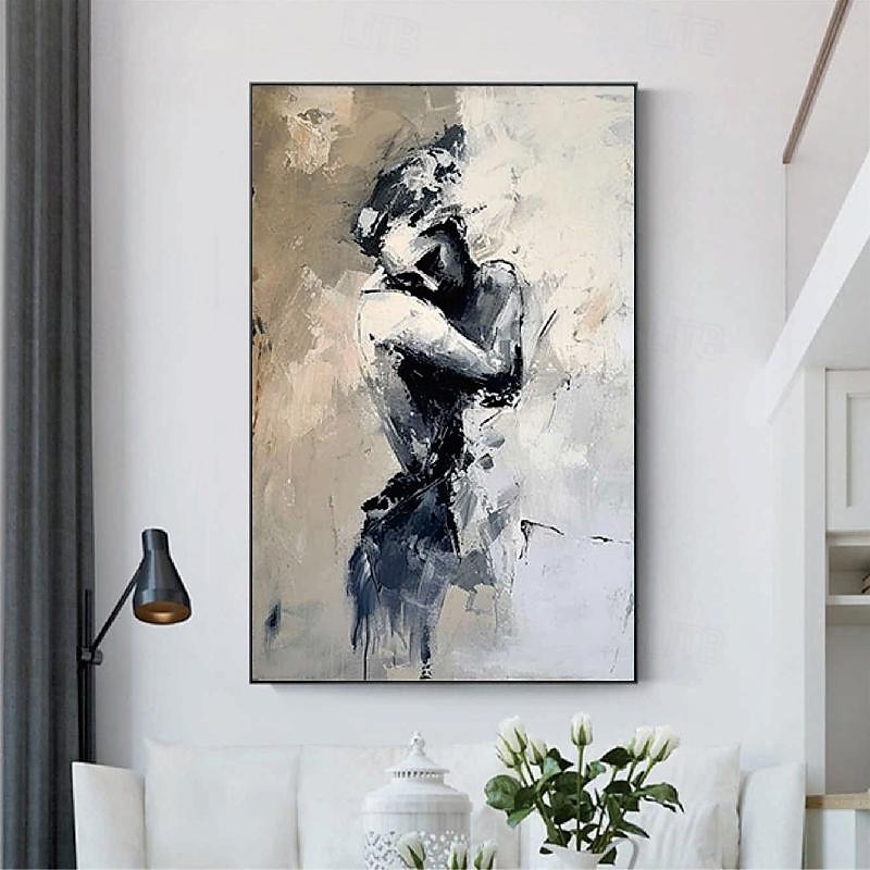 handgemalte abstrakte Dame gerahmte Frau Malerei handgemalte Liebhaber Ölgemälde Dame Tänzerin Malerei Wand Kunst Frau Gesicht Leinwand Kunst gesichtslose Porträt Malerei Liebhaber Dekor Ölgemälde 2026 - $87.99 –P7