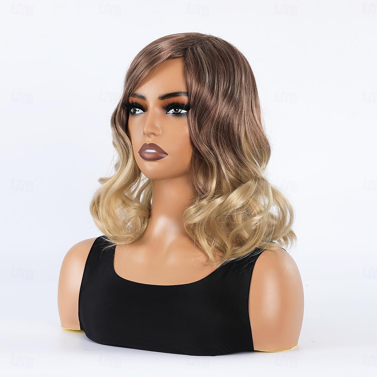 parrucche bionde per le donne parrucca sintetica parrucca riccia asimmetrica bionda corta bionda capelli sintetici 14 pollici soffice bionda delle donne del 2025 a $22.99 –P7
