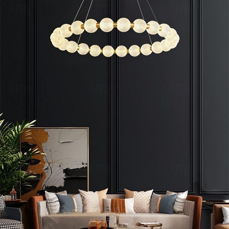 60 cm Single Design Pendant Light Metal Acrylic Electroplated Modern Nordic Style 110-120V 220-240V 2026 - $749.99 –P6