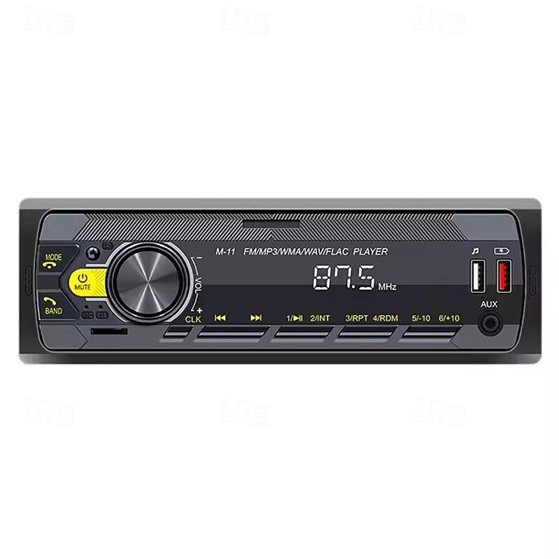 Single spindle 12V car/car MP3 player Bluetooth hands-free stereo sound effect USB flash drive card insertion and reception all-in-one machine 2025 - $35.99 –P4
