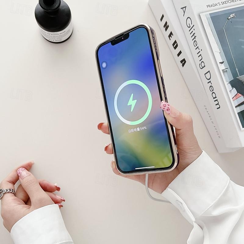 телефон Кейс для Назначение айфон 16 Айфон 15 Про Макс Плюс iPhone 14 13 12 11 Pro Max Plus Кейс на заднюю панель Поддержка беспроводной зарядки Защита от удара С сердцем ТПУ Покрытие 2025 - $14.99 –P11