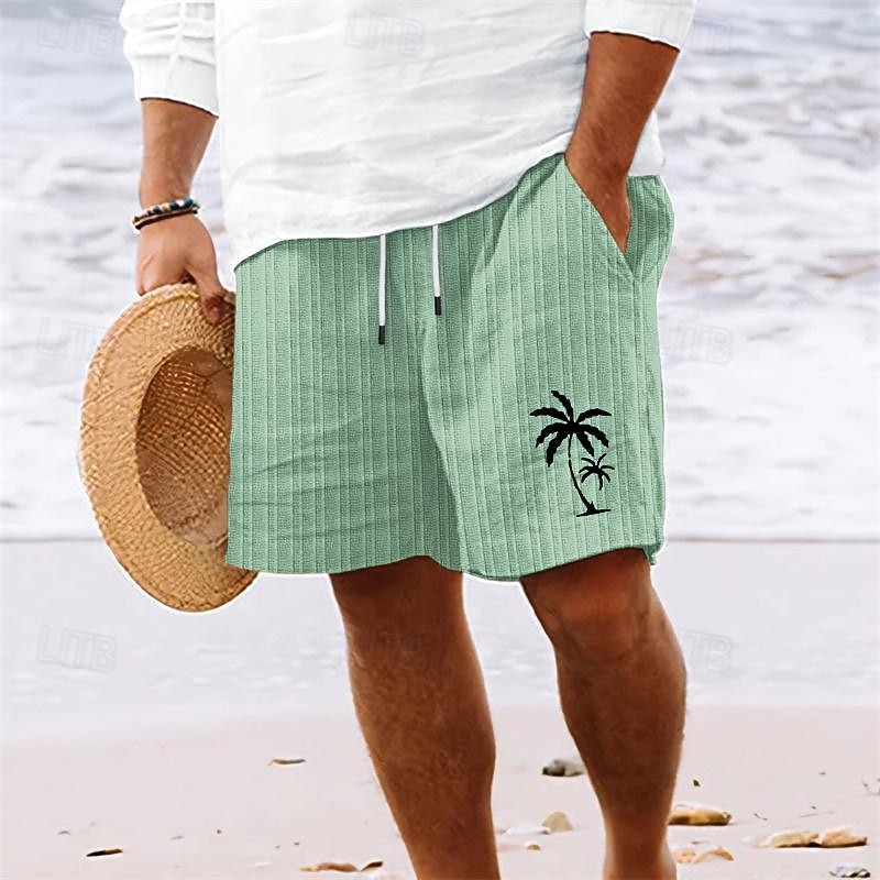 Per uomo Pantaloncini estivi Pantaloncini da spiaggia Pantaloncini casual Tasche A cordoncino Vita elastica Albero di cocco Comfort Traspirante Breve Per eventi Da mare Spiaggia Hawaiano Boho Bianco del 2026 a $20.99 –P2