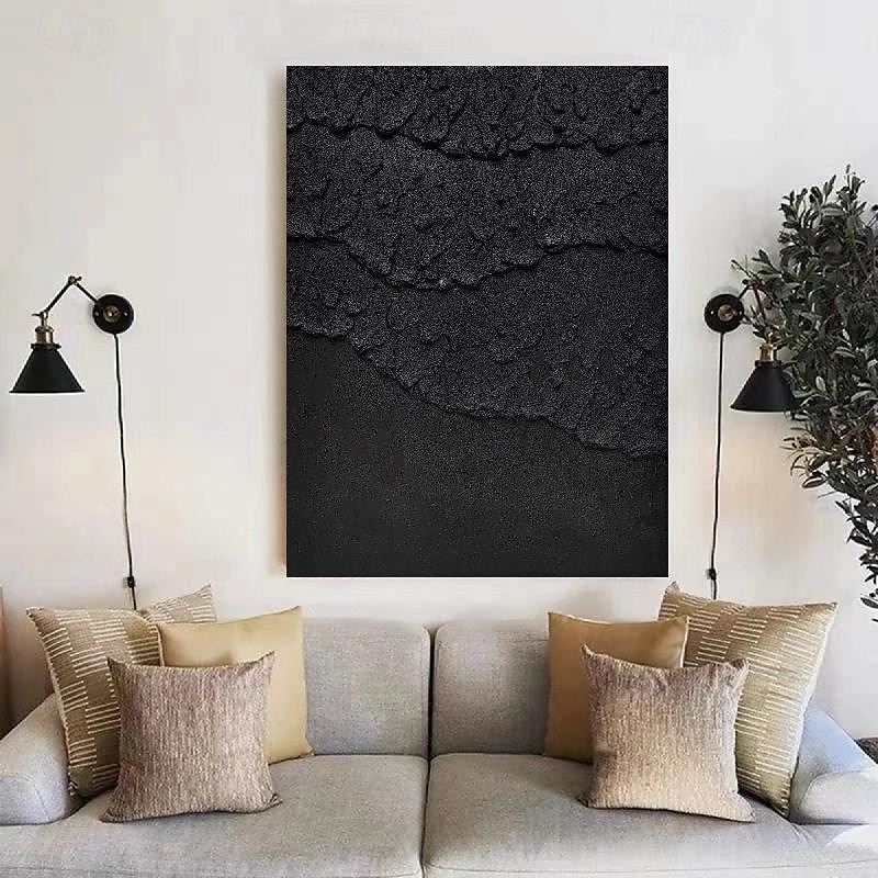 peint à la main 3d texturé blanc peinture abstraite sur toile 3d texturé art mural boho moderne toile art salon décor pattle couteau peinture à l'huile décor à la maison hôtel pièce d'art de 2025 ? $108.99 –P9