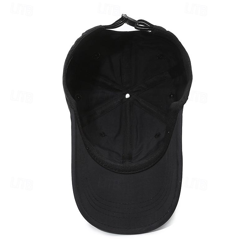 Men's Baseball Cap Sun Hat Trucker Hat Black Navy Blue Polyester Fashion Casual Street Daily Letter Adjustable Sunscreen Breathable Quick Dry 2025 - $7.49 –P6