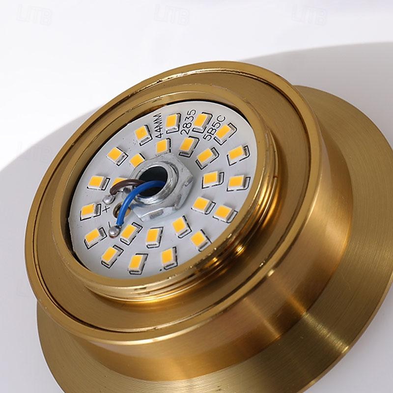 led nástěnné svítidla 7w severská nástěnná svítidla obývací pokoj designová lampa moderní sklo oblázkové nástěnné světlo dekorace ložnice osvětlení schodišťové světlo 85-265v 2025 - $124.99 –P10