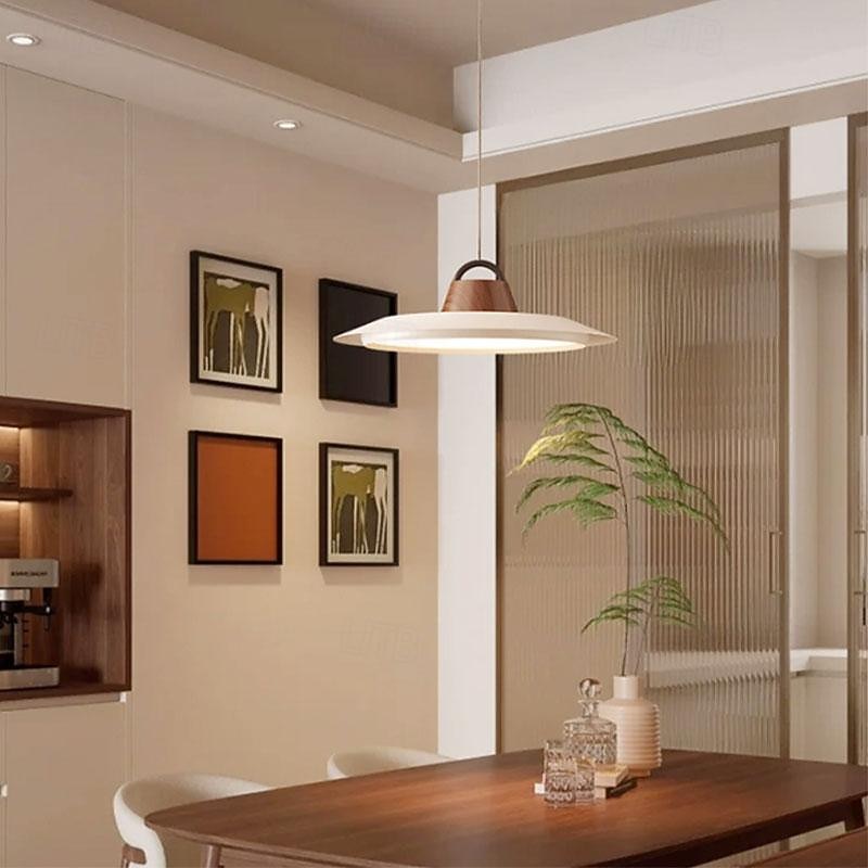 LED Pendant Light 3-Color Light 40cm 1-Light Vintage Industrial Metal Contemporary Modern Style CE Certified Dining Room Bedroom 110-240V 2026 - $399.99 –P7