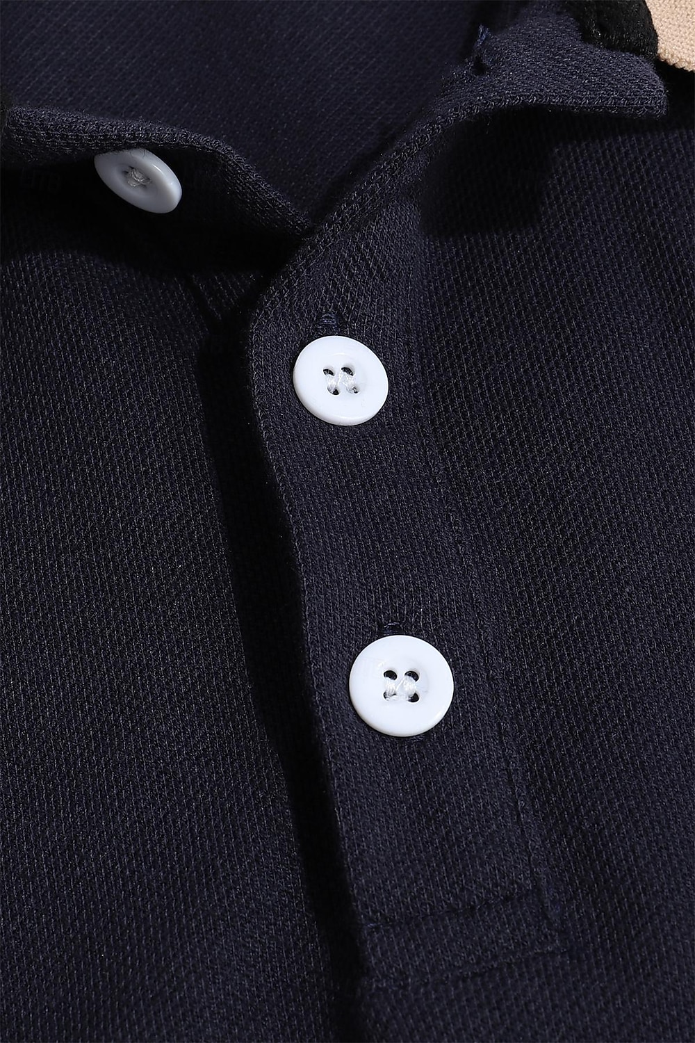 Férfi Button Up Polos Golfing Hétköznapi Szabadság Hajtóka Rövid ujjú Divat Alap Színes Kollázs Hímzett Nyár Normál Bor Fekete Sötétkék Lóhere Világoskék Szürke Button Up Polos 2025 - $18.99 –P5
