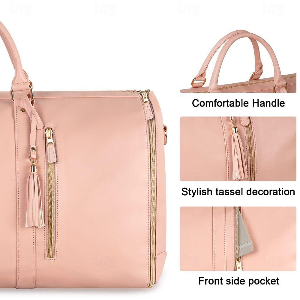 Extra Large Capacity Foldable Travel Bag - Multifunctional Organizer, PU Carry-On Luggage with Spacious Storage 2025 - $53.99 –P6