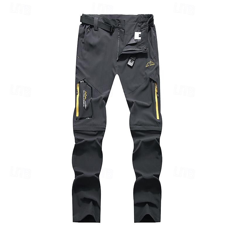 Voor heren Cargohosen Wandelbroek Tactische broek Militair Buiten Normale pasvorm waterdicht Ademend Sneldrogend Broeken / Regenbroek / Overbroek Afneembaar ontwerp Zwart Leger Groen Jagen Klimmen 2025 - $38.99 –P2