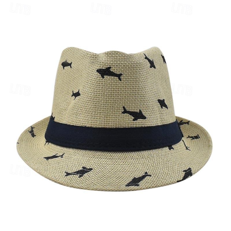 Per uomo Cappello del Kentucky Derby Cappello da Sole Cappello da festa Bianco Kaki Cotone Moda Casual Streetwear Quotidiano Pesce Protezione solare Traspirante del 2026 a $17.99 –P4