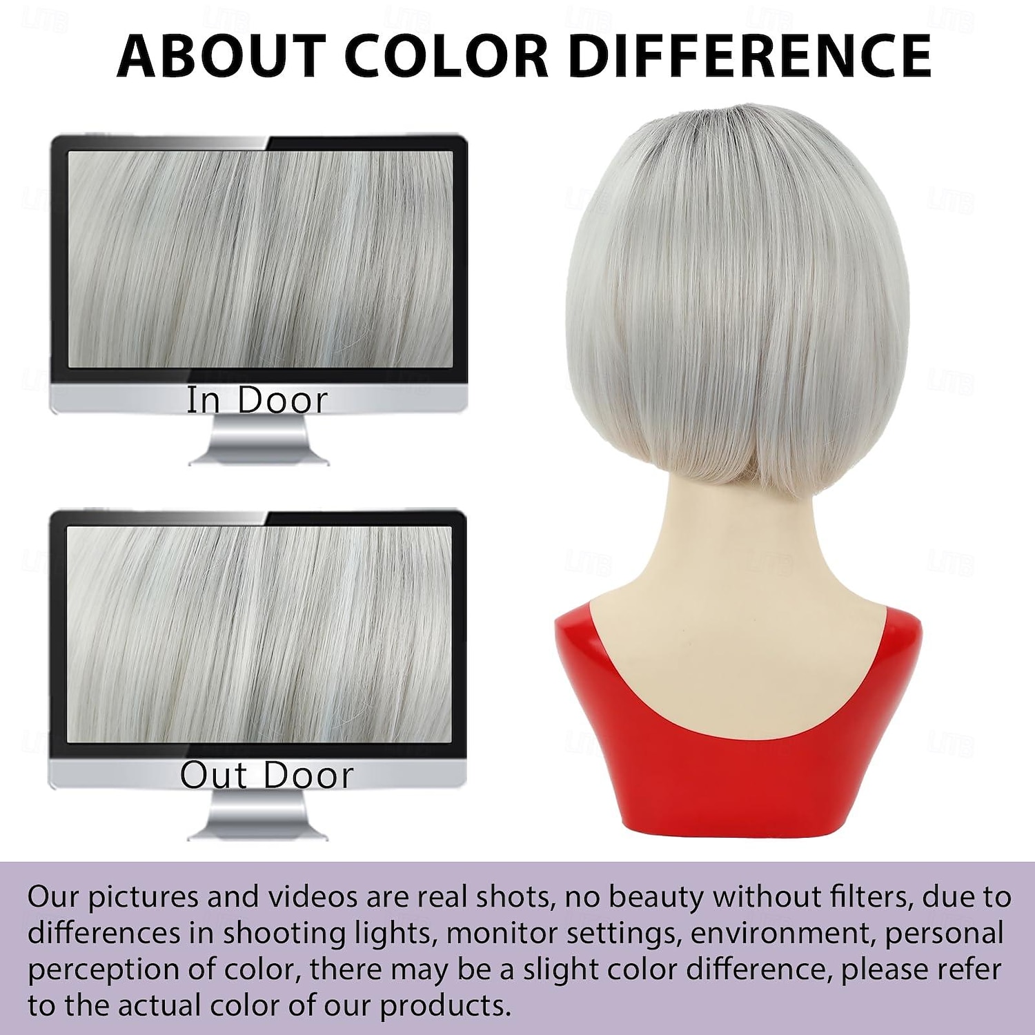 Kurze Ombre-Perücken mit weißblondem Bob für weiße Frauen mit Pony, kinnlang, gestuft, gemischtes Blond, süße, glatte Pixie-Bob-Perücke, synthetische, natürlich aussehende Perücke für jeden Tag und 2025 - $18.49 –P6