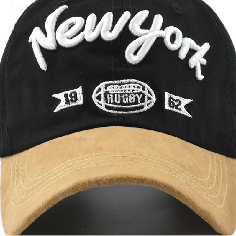 Herren Cap Basecap Sonnenhut Kappe Schwarz Marineblau Baumwolle Bestickt Modisch Brautkleider schlicht Strasse Täglich Buchstabe Einstellbar Sonnenschutz Atmungsaktiv 2025 - $7.99 –P9