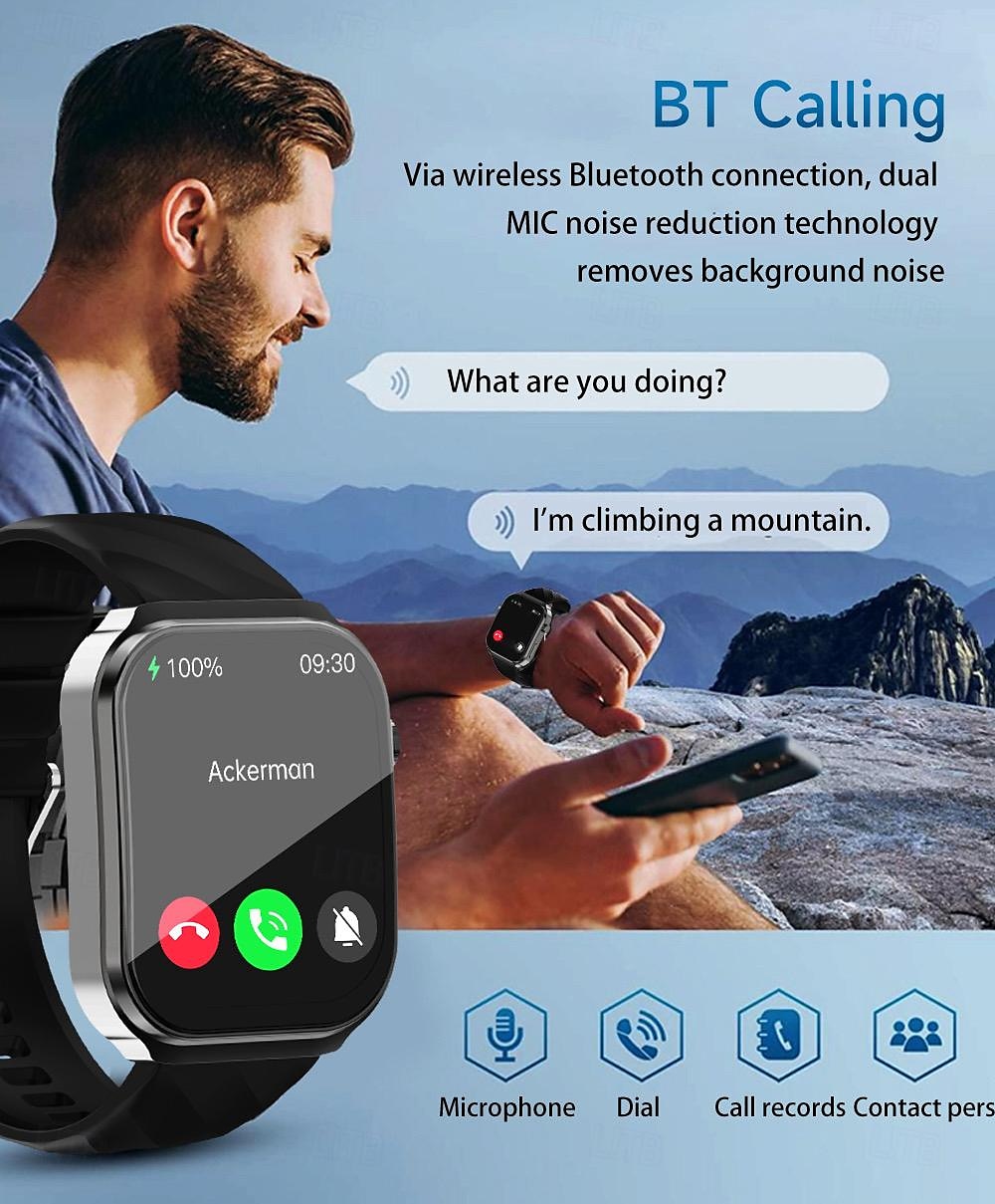 696 U13 Умные часы 2.2 дюймовый Смарт Часы Bluetooth ЭКГ + PPG Педометр Напоминание о звонке Совместим с Android iOS Женский Мужчины Хендс-фри звонки Напоминание о сообщении IP 67 46 2025 - $42.99 –P5