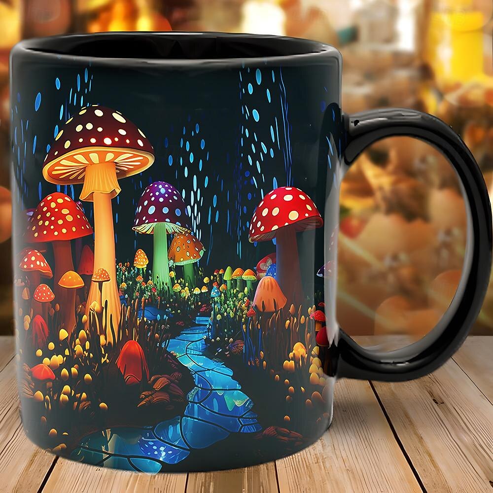 sieni fantasiamuki - trippy sumuinen luontomuotoilu, täydellinen lahja luonnon ystäville ja fantasiaharrastajille 2025 - $15.49 –P7