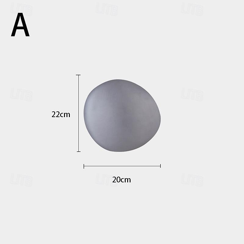 led nástěnné svítidla 7w severská nástěnná svítidla obývací pokoj designová lampa moderní sklo oblázkové nástěnné světlo dekorace ložnice osvětlení schodišťové světlo 85-265v 2025 - $124.99 –P1
