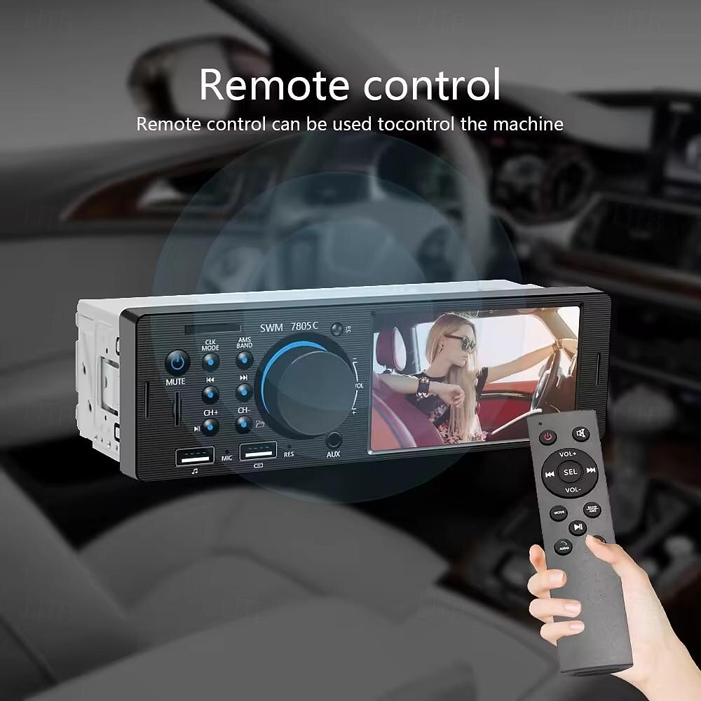 fyautoper 4 auto enkele ingots mp5 bluetooth-speler hd touchscreen multimediabediening autoradio 2025 - $107.99 –P5