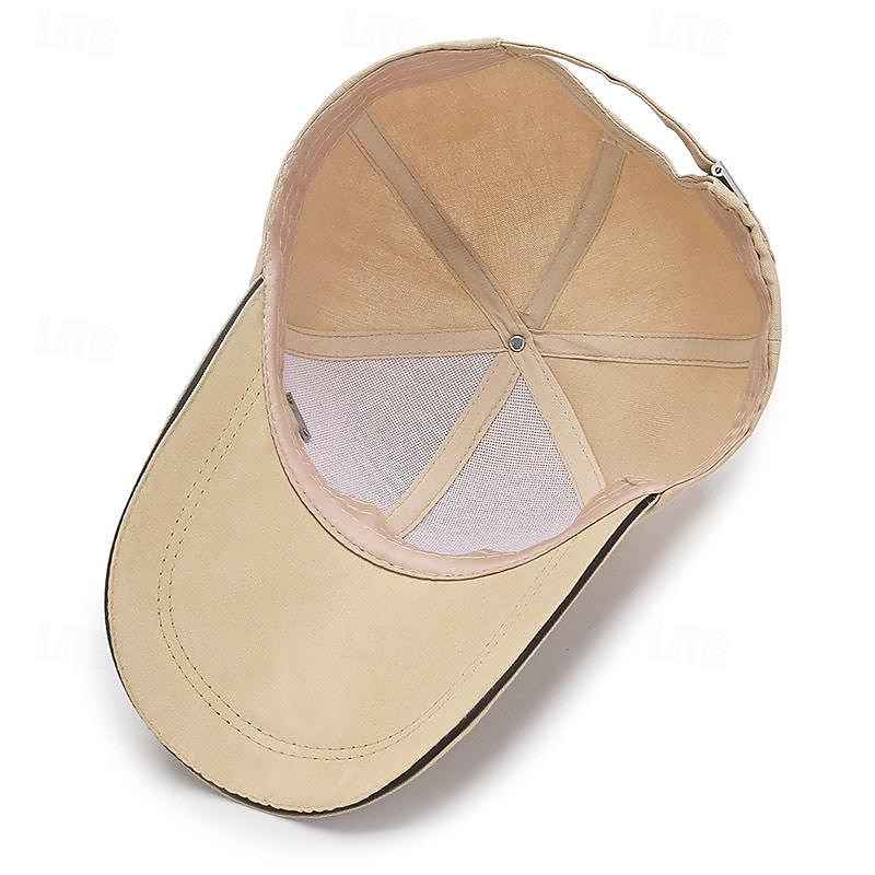 Herr Basebollkeps Solhatt Trucker Hat Svart Rubinrött Polyester Mode Ledigt Gata Dagligen Bokstav Justerbara Solskyddskräm Andningsfunktion 2025 - $7.99 –P9
