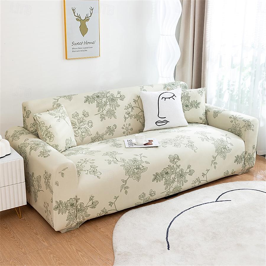 Funda de sofá de verano de seda helada, cobertura completa para sala de estar, funda de asiento de sofá, funda de protección de cojín para muebles elástica súper suave para sala de estar 2025 - $55.99 –P4