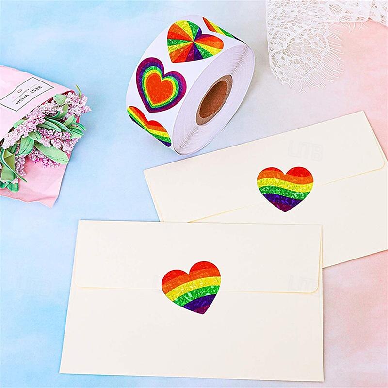 adesivo del mese dell'orgoglio di San Valentino da 1 pollice-2,5 cm 1,5 pollici-3,8 cm del 2025 a $11.99 -P13
