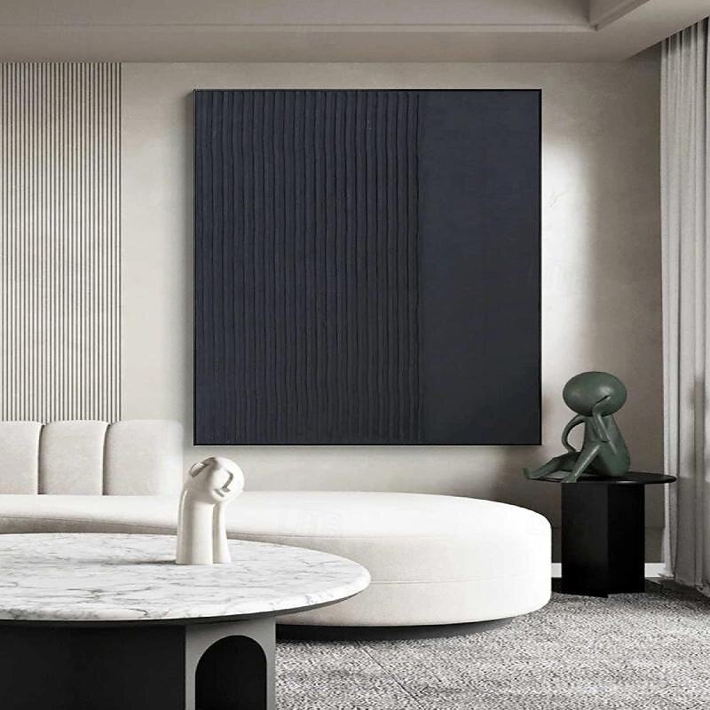 peint à la main 3d texturé blanc peinture abstraite sur toile 3d texturé art mural boho moderne toile art salon décor pattle couteau peinture à l'huile décor à la maison hôtel pièce d'art de 2025 ? $108.99 –P4