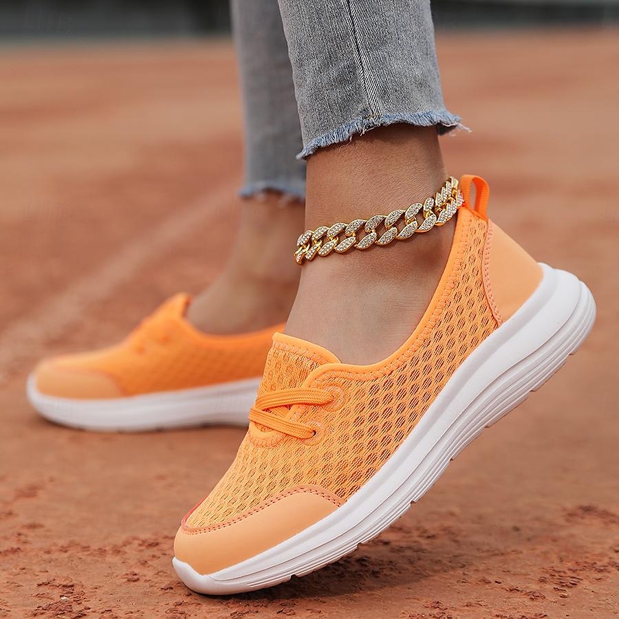 Leichte, atmungsaktive Wanderschuhe für Damen – Slip-On-Mesh-Sneaker zum Laufen und für die Freizeit 2025 - $26.99 –P4
