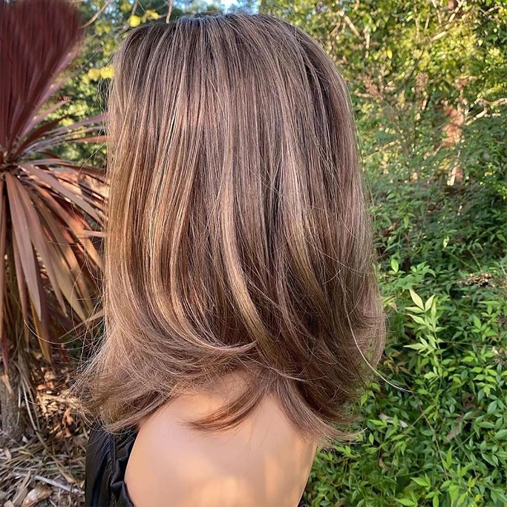 Remy mensenhaar 4x13 Sluiting Pruik Korte bob Braziliaans haar Recht Meerkleurig Pruik 130% 150% Haardichtheid met babyhaar Haar met highlights / balayage 100% Maagd Pre-geplukt Voor Dames Lang 2025 - $249.19 –P3