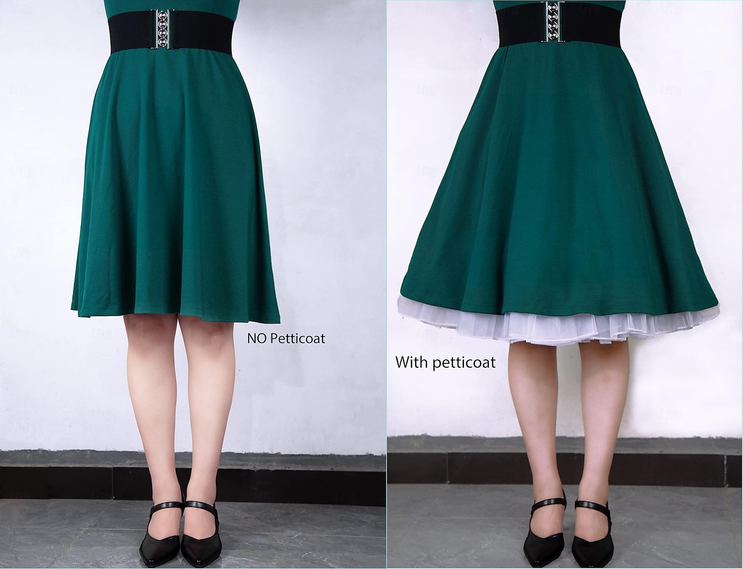 Princess Lolita 1950s Knee Length Petticoat Hoop Skirt Tutu Under Skirt Solid Colored Women's Bachelorette Party Petticoat 2025 - $20.99 –P1