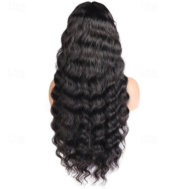 Peruca de cabelo humano com renda frontal 13*6, cor natural, solta, cabelo humano profundo, densidade 150%, 14-28 polegadas de 2026 por $240.29 –P5
