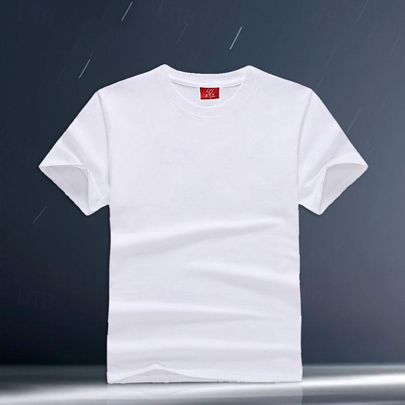 tricou vopsit în cravată bumbac pur alb cu mâneci scurte îmbrăcăminte pentru embrioni vopsiți în ceară în alb activitate lucrată manual graffiti pictat desenat manual 2025 - $27.99 –P4